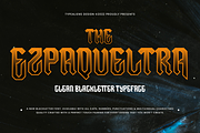 Ezpaqueltra, a Blackletter Font by ilhamtaro (Thumbnail 1 of 10)
