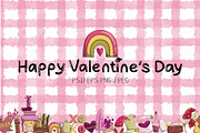 Valentines Day 2026&love quotes, a Seasonal Illustration by SaintPic illustrations (Thumbnail 1 of 6)