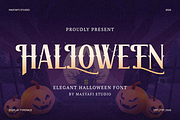 Halloween - Elegant Halloween Font, a Serif Font by Masyafi Studio (Thumbnail 1 of 4)