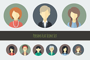 Flat Persons Icons Set 1, an Icon by Alex Serada (Thumbnail 3 of 5)