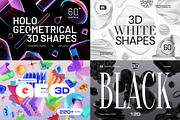 60%OFF - 3D BUNDLE - 2000+ elements, an Object Graphic by assetpro.design (Thumbnail 4 of 8)