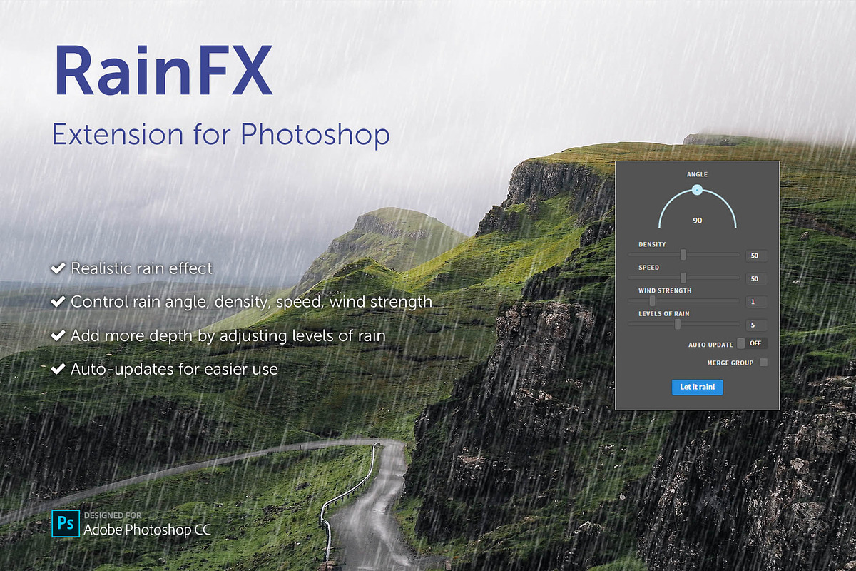 RainFX - Photoshop Extension preview 6