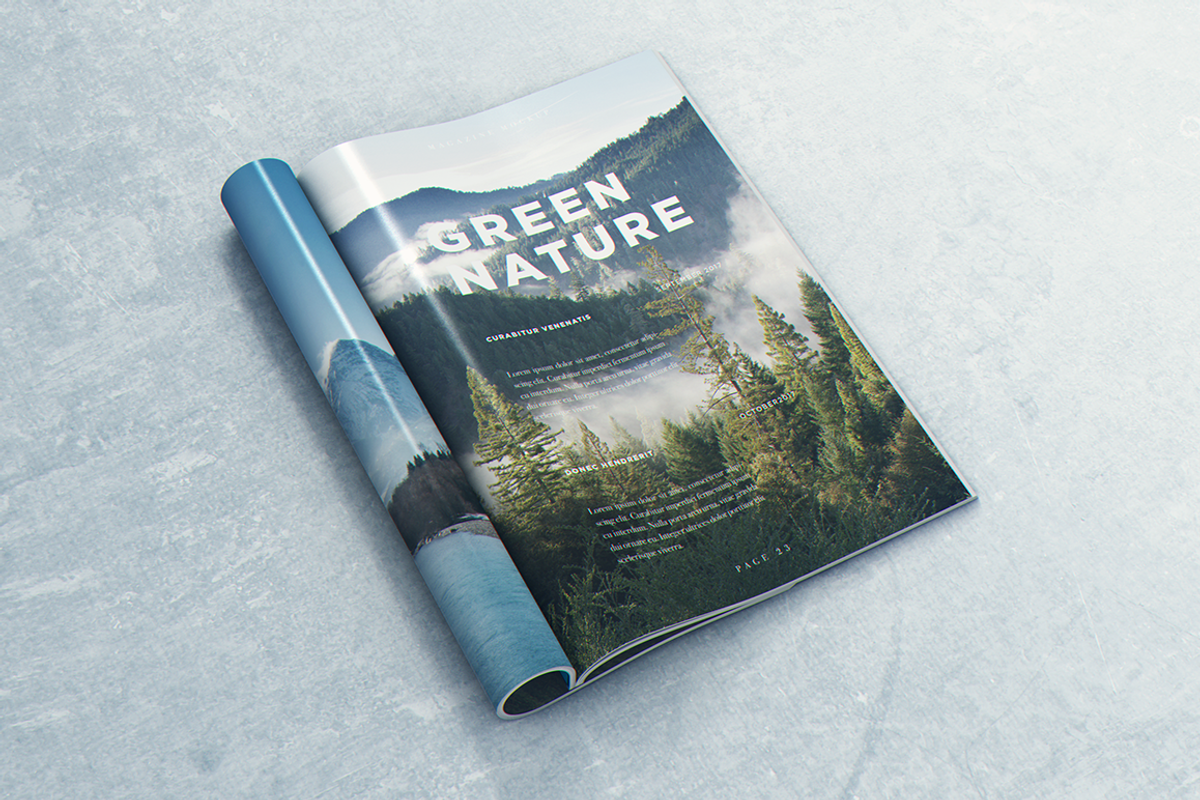 Magazine - Brochure MockUp GigaPack, a Print Template by coloformia (Photo 6 of 19)