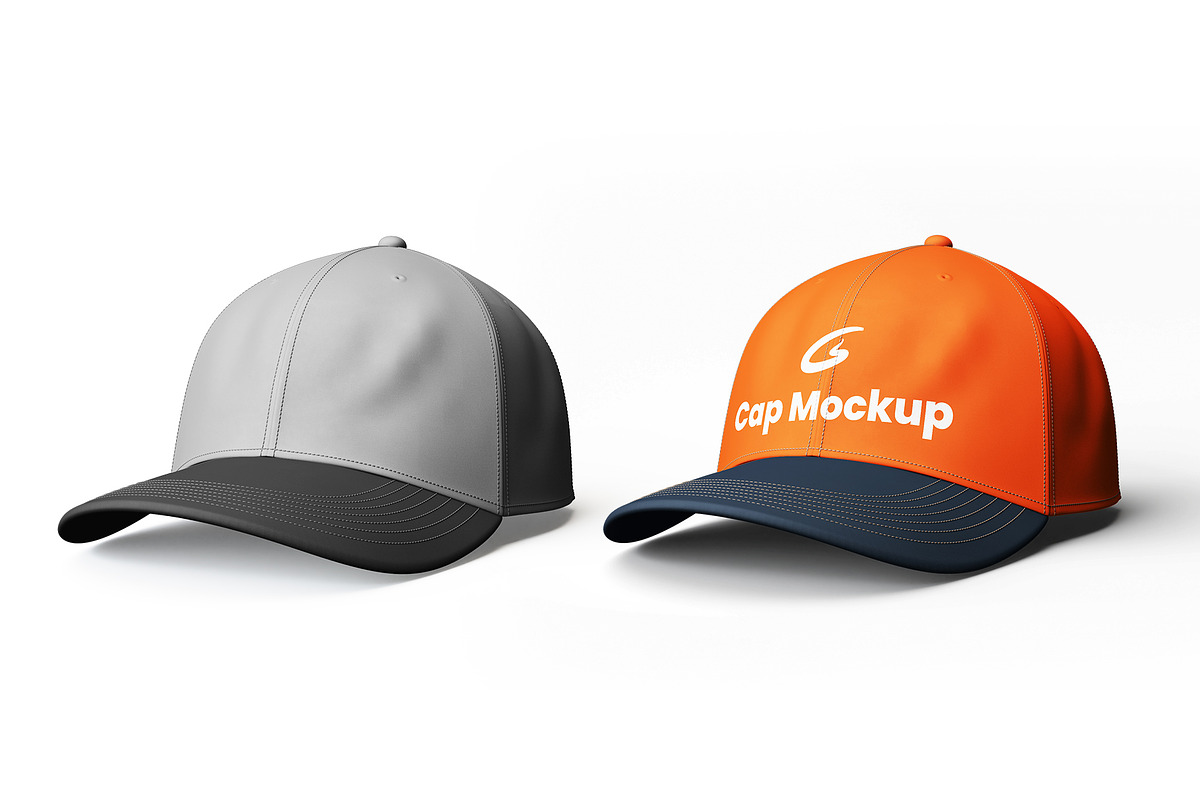 Realistic Polo Caps Mockup, a Hat Mockup by GraphicsPixel (Photo 1 of 3)
