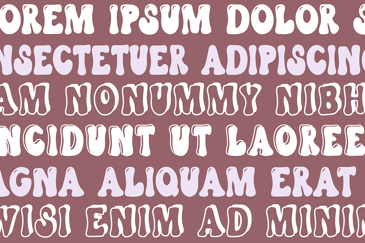 WILD THING Retro Font Family, a Font by Blush Font Co. (Photo 6 of 8)