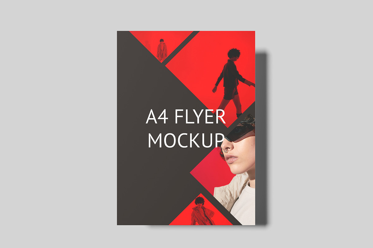 A4 Flyer Mockup, an Advertising Mockup by safrizalstudio (Photo 6 of 13)