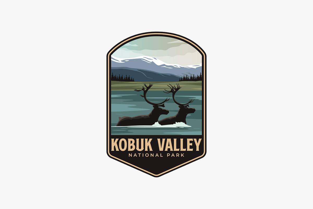 Kobuk Valley National Park Logo, a Branding & Logo Template by DOMHOUZE