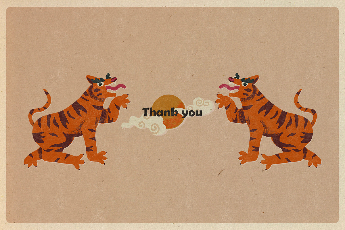 Oriental Folk clipart and patterns, an Animal Illustration by Paper Cherry (Photo 18 of 18)
