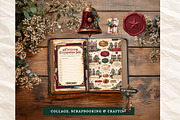 Christmas Correspondence journal kit, a Seasonal Illustration by ThatsDesignArt (Thumbnail 5 of 20)