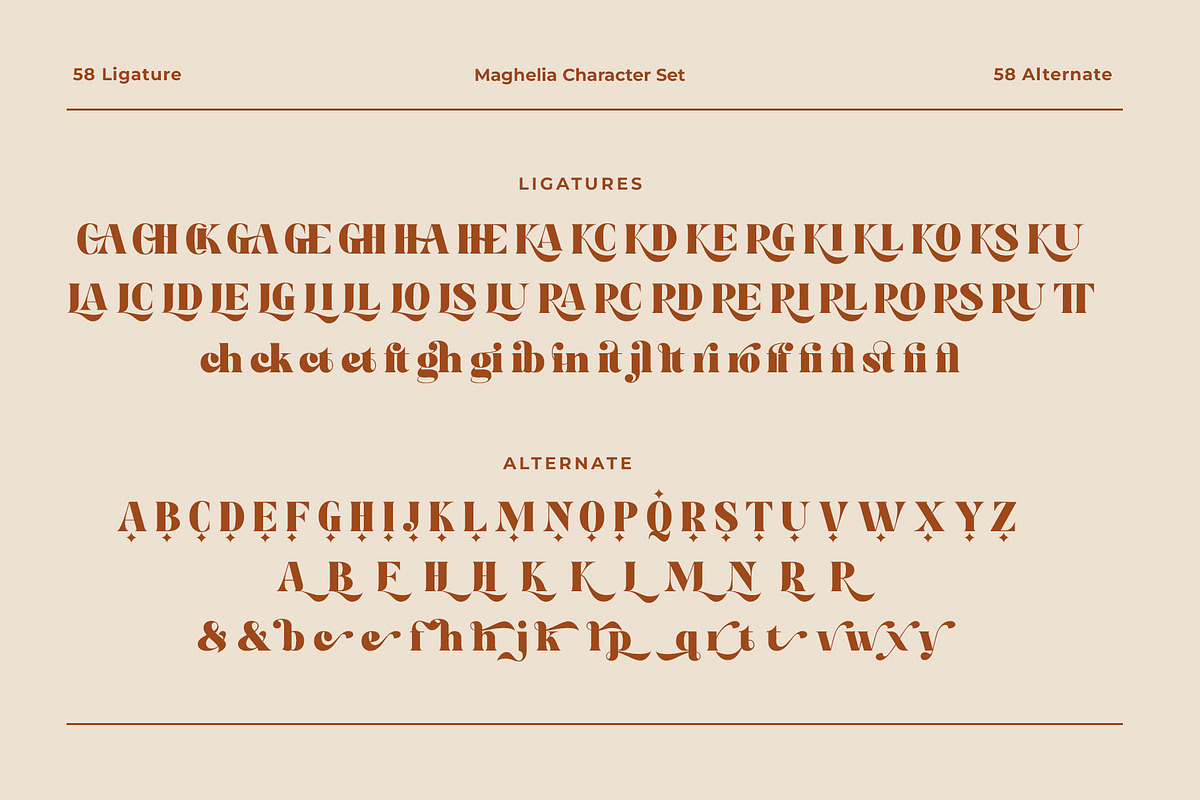 Maghelia Modern Serif Font, a Serif Font by RantautypeStudio (Photo 14 of 15)