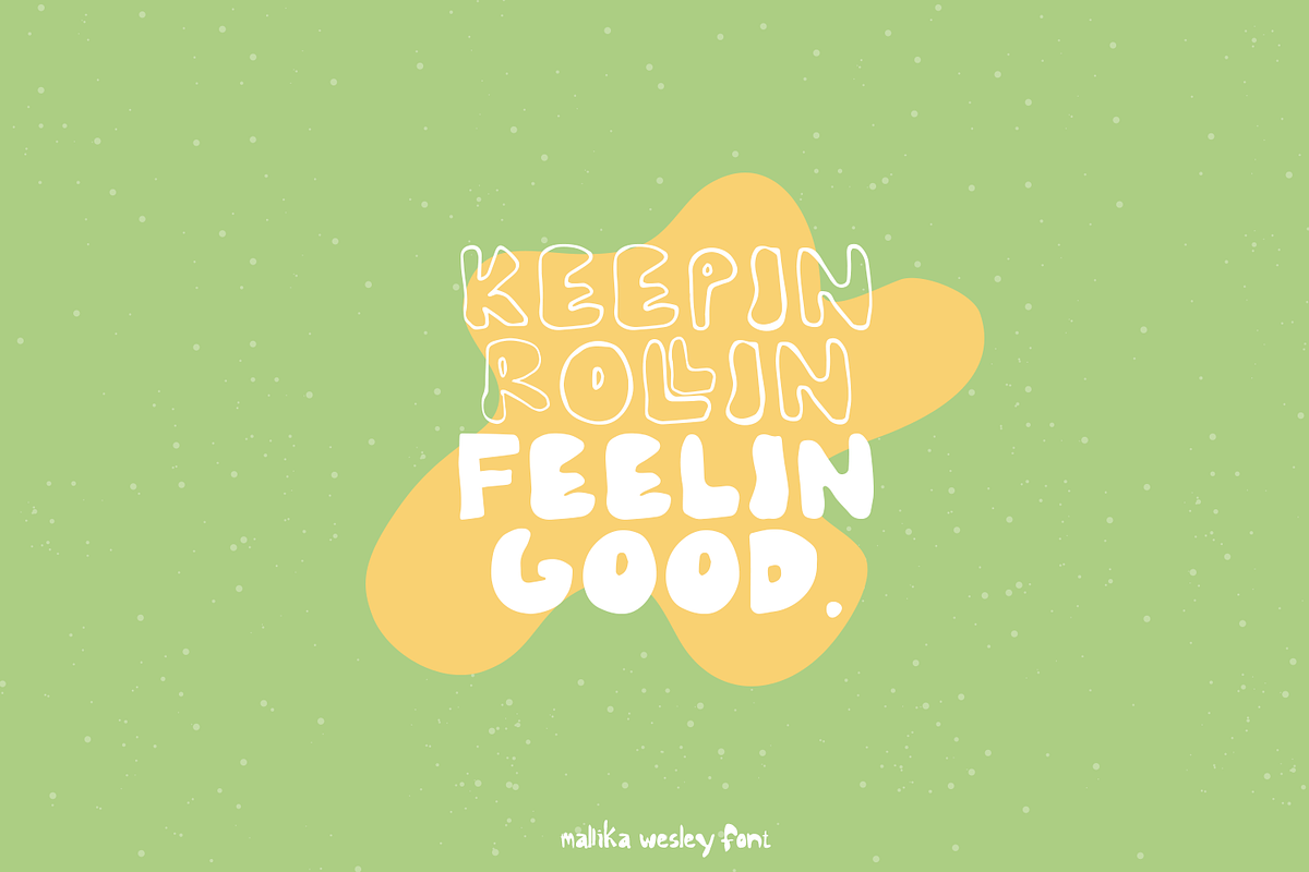 Mallika Wesley - Playful Font, a Handwritten Font by madeDeduk (Photo 5 of 15)