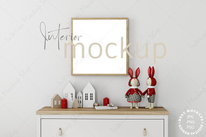 Christmas Frame Mockup PSD JPG PNG, a Mockup by Mockup Shop