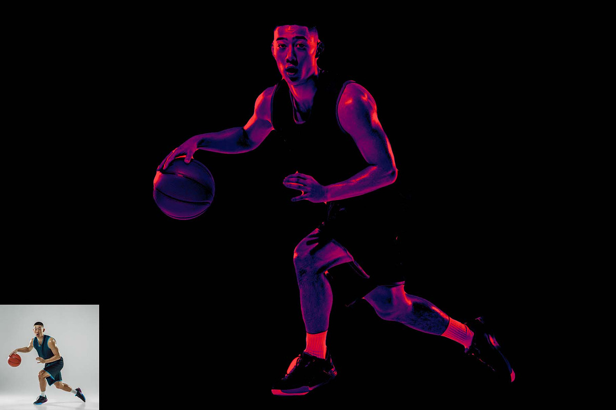 Neon Photo Effect Photoshop Action, an Action Add-On by MRI STUDIO (Photo 10 of 11)