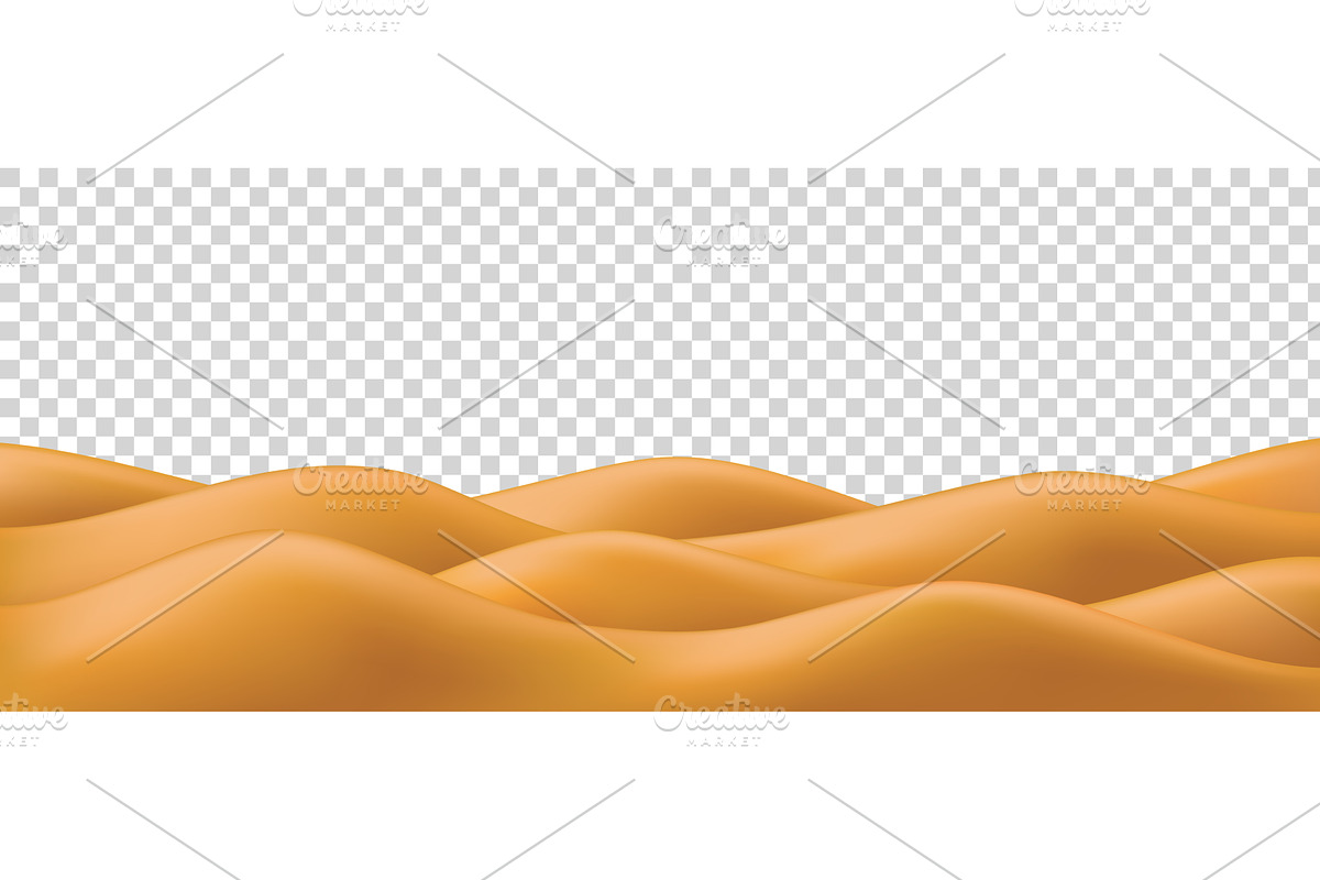 3d sand dune desert mountain for, an Illustration by winwin.art
