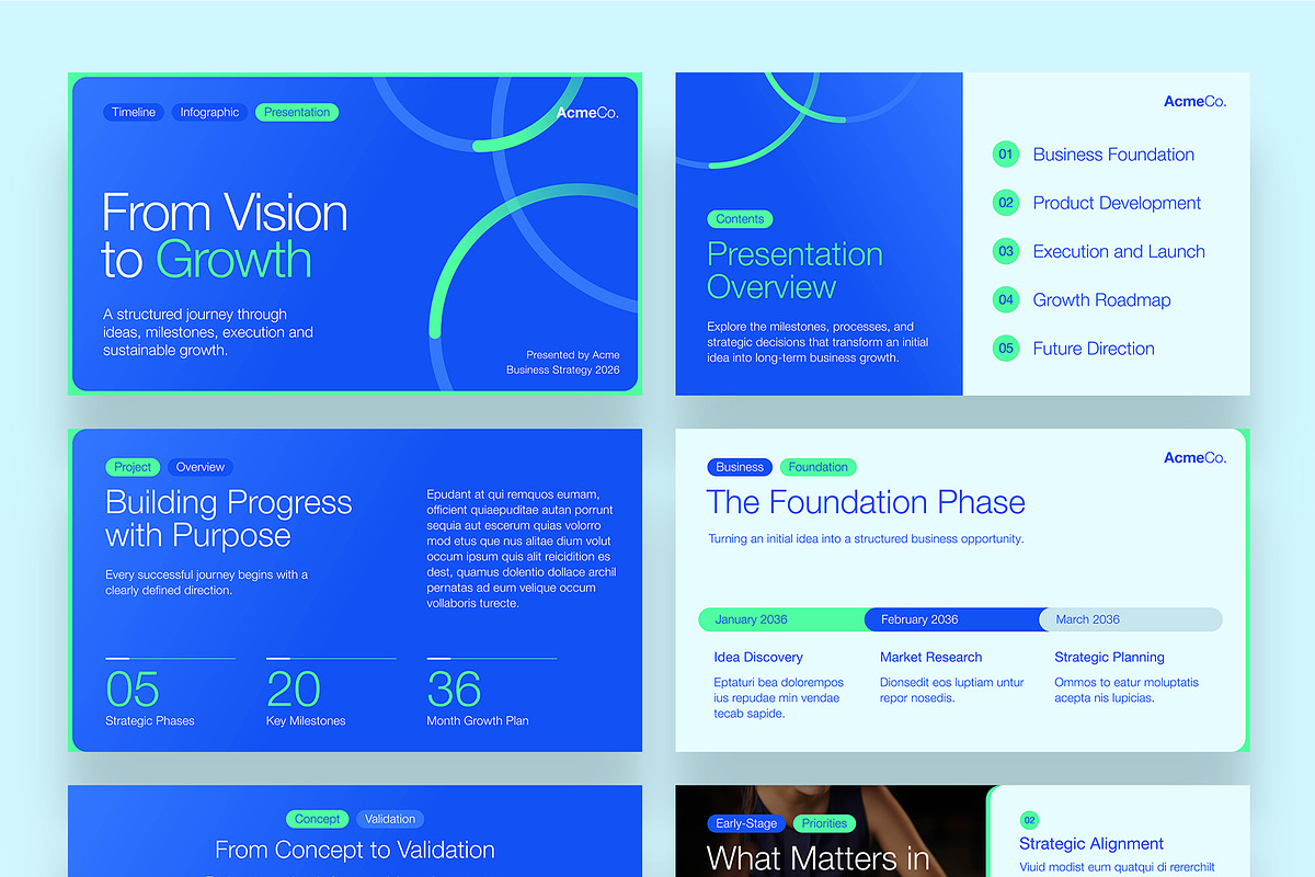 Timeline Infographic Presentation, a Presentation Template by BrandPacks (Photo 7 of 7)