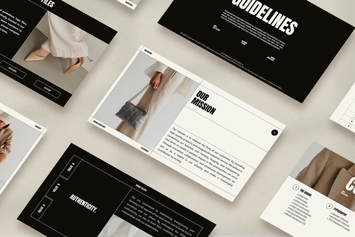 NOLE / Brand Guidelines, a Presentation Template by Wildnun Studio (Photo 2 of 16)