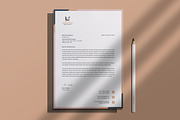 Clean Letterhead Template, a Stationery Template by ResumeDevisers (Thumbnail 5 of 6)