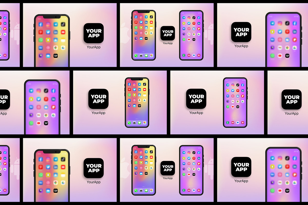 Mobile App mockup collection, a Mac Mockup by tinuwiell (Photo 7 of 9)