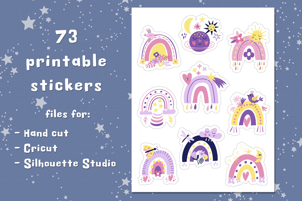 Stickers Bundle. Stickers for Cricut, a Graphic by rinaletters (Photo 7 of 11)