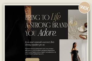 Wix Website Template | Ginger Love, a Wix Template by Turia Avenue