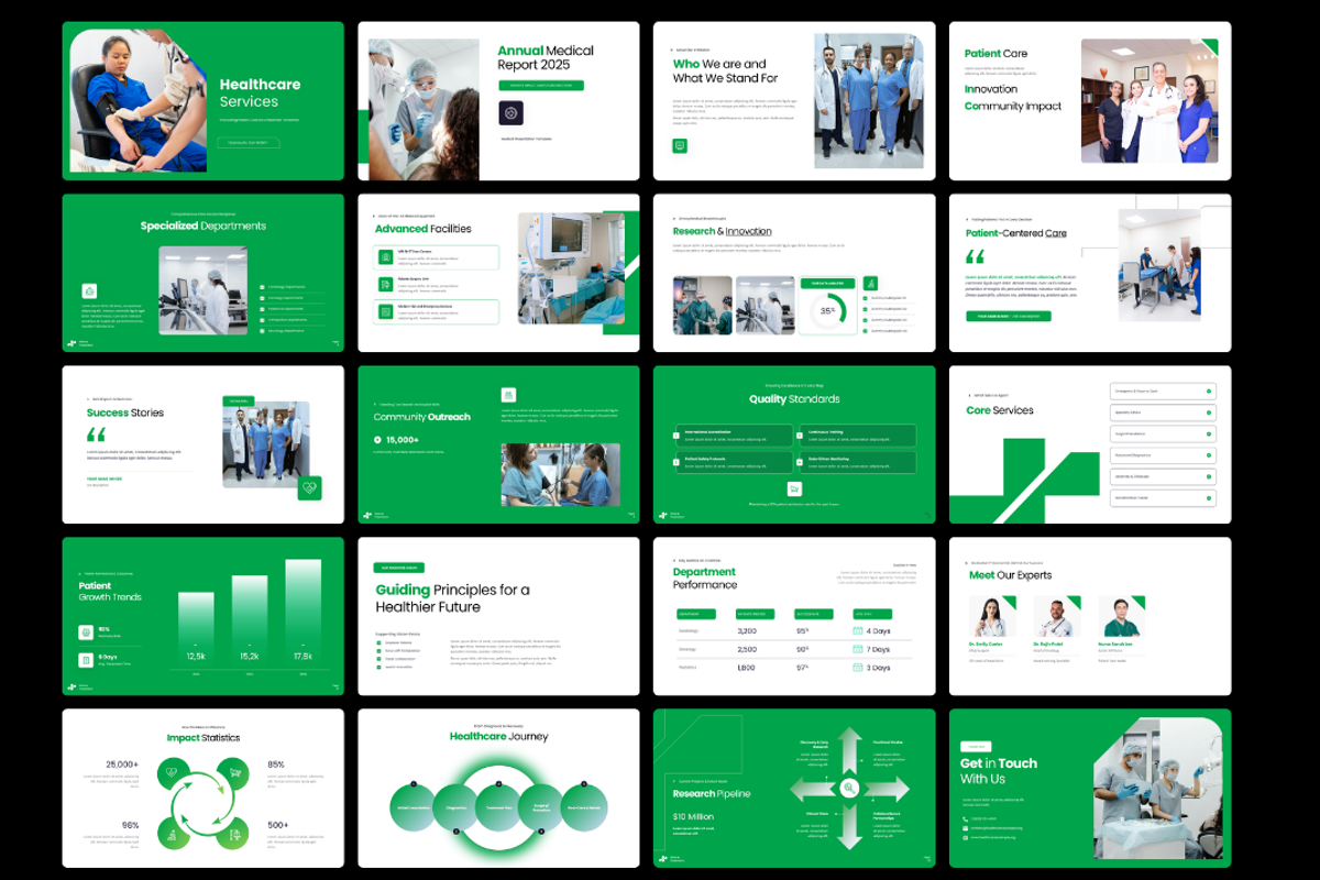 Healthcare - Medical Presentation, a Presentation Template by Hammad Arif (Photo 2 of 2)