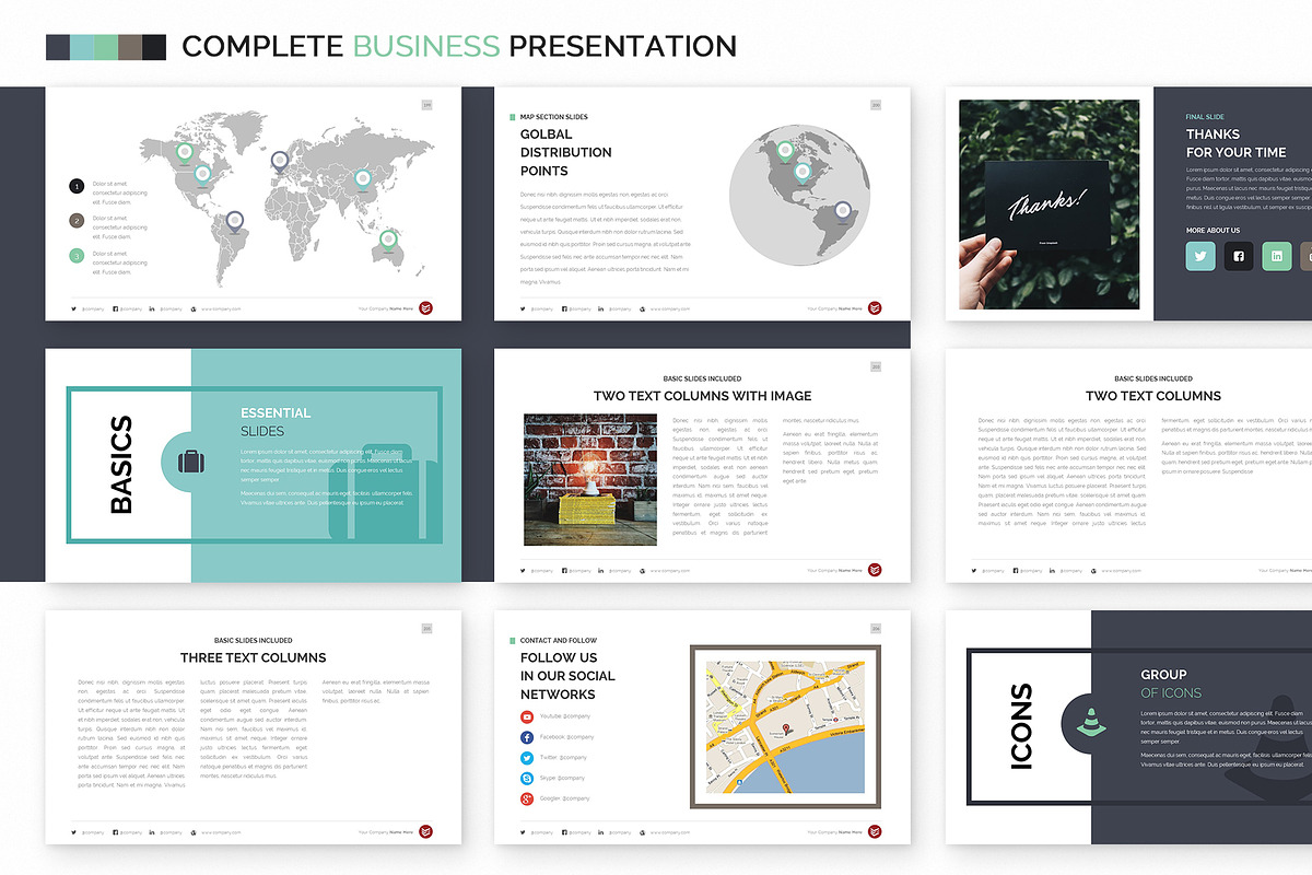Complete Business Powerpoint Templat, a Presentation Template by Zacomic Studios (Photo 32 of 32)