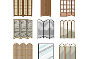Collection of modern room dividers, an Object Graphic by pikepicture (Thumbnail 2 of 3)