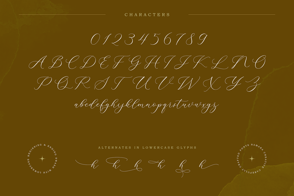 Lembang – Decorative Calligraphy, a Script Font by Namara Creative Studio (Photo 6 of 12)