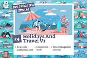 24 Holidays And Travel V1 Concepts, a Person Illustration by VectorMine (Thumbnail 1 of 9)