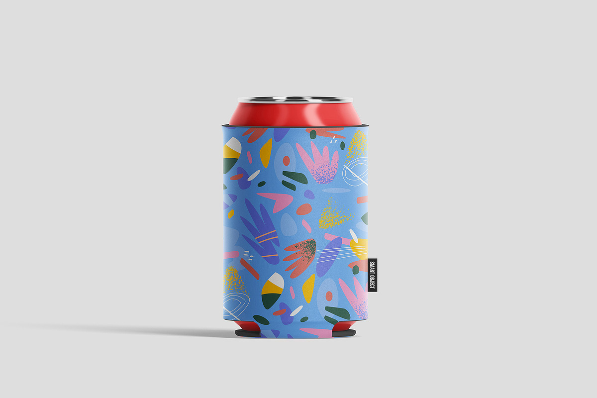 Can cooler mockup, can mockup mockup, a Packaging Mockup by GraphicVil (Photo 5 of 9)