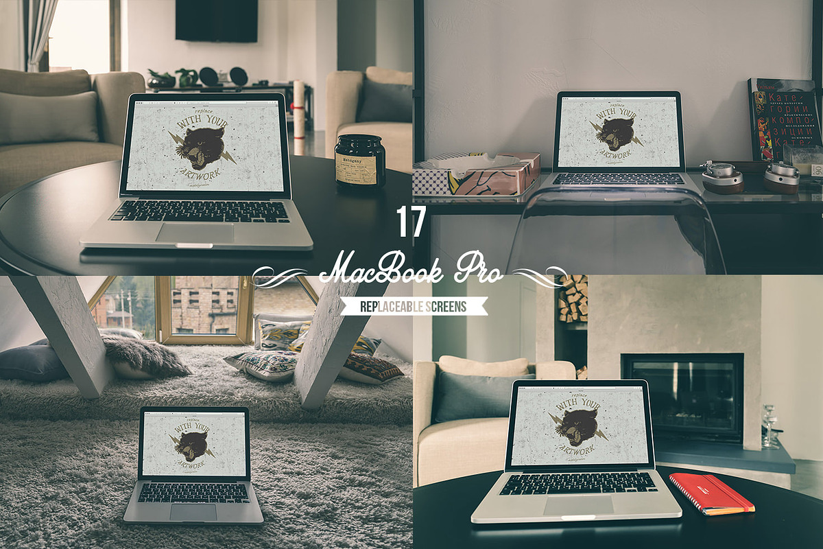 In the house II - 36 devices mockups, an iPad Mockup by Madebyvadim (Photo 3 of 6)