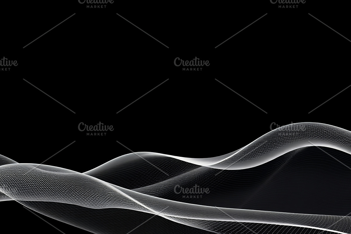 Abstract black wave background, a Background Graphic by Anamul Haque Anik (Photo 5 of 7)