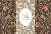 Vintage Bird & Floral Pattern Duo, a Pattern Graphic by Eclectic Anthology (Thumbnail 2 of 13)