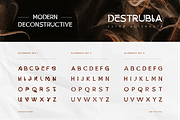 Destrubia, a Sans Serif Font by kerismaker (Thumbnail 2 of 12)