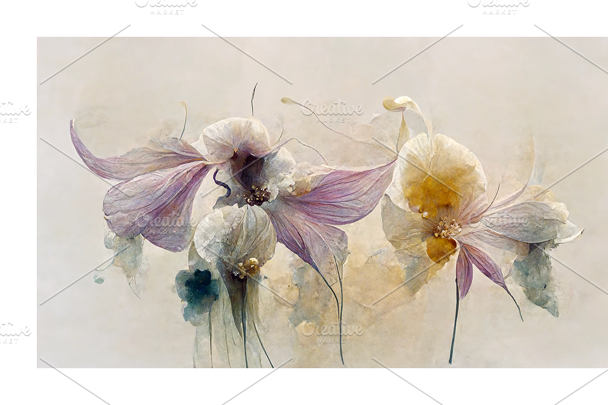 Orid Co. Orchid Flower art, a Texture Illustration by milatovar (Photo 14 of 16)