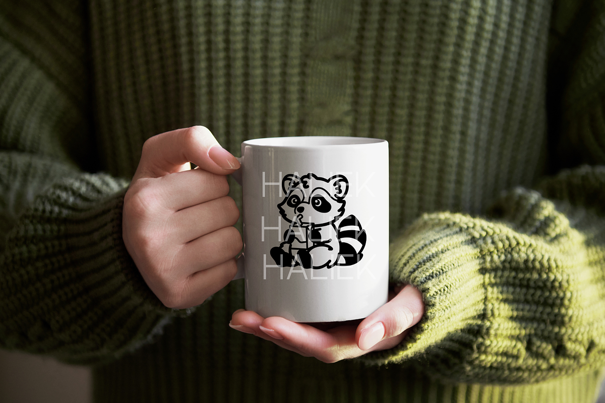 Raccoons SVG Illustrations, an Animal Illustration by HalieKStudio (Photo 8 of 9)
