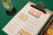 Italian Restaurant Menu, a Flyer Template by Neermana (Thumbnail 2 of 4)