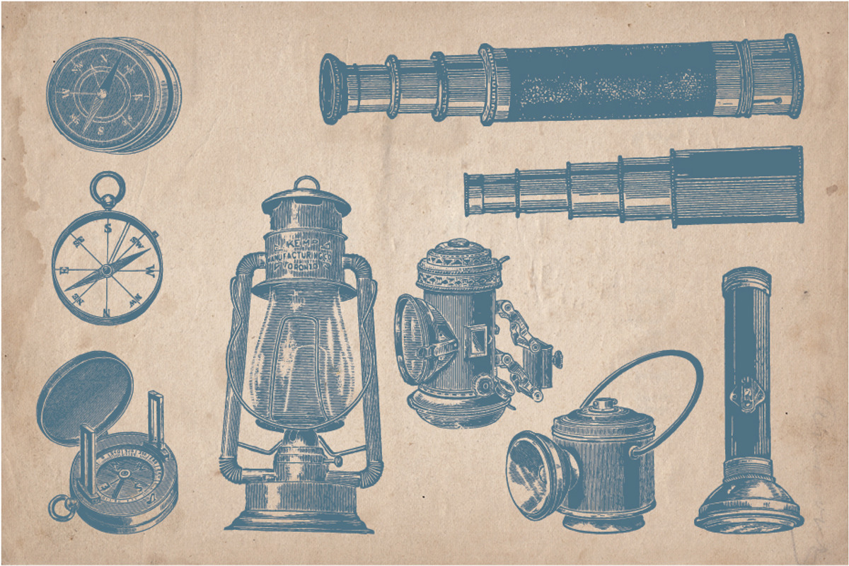 62 vintage outdoors illustrations, a Sport Illustration by Mr Vintage (Photo 6 of 8)