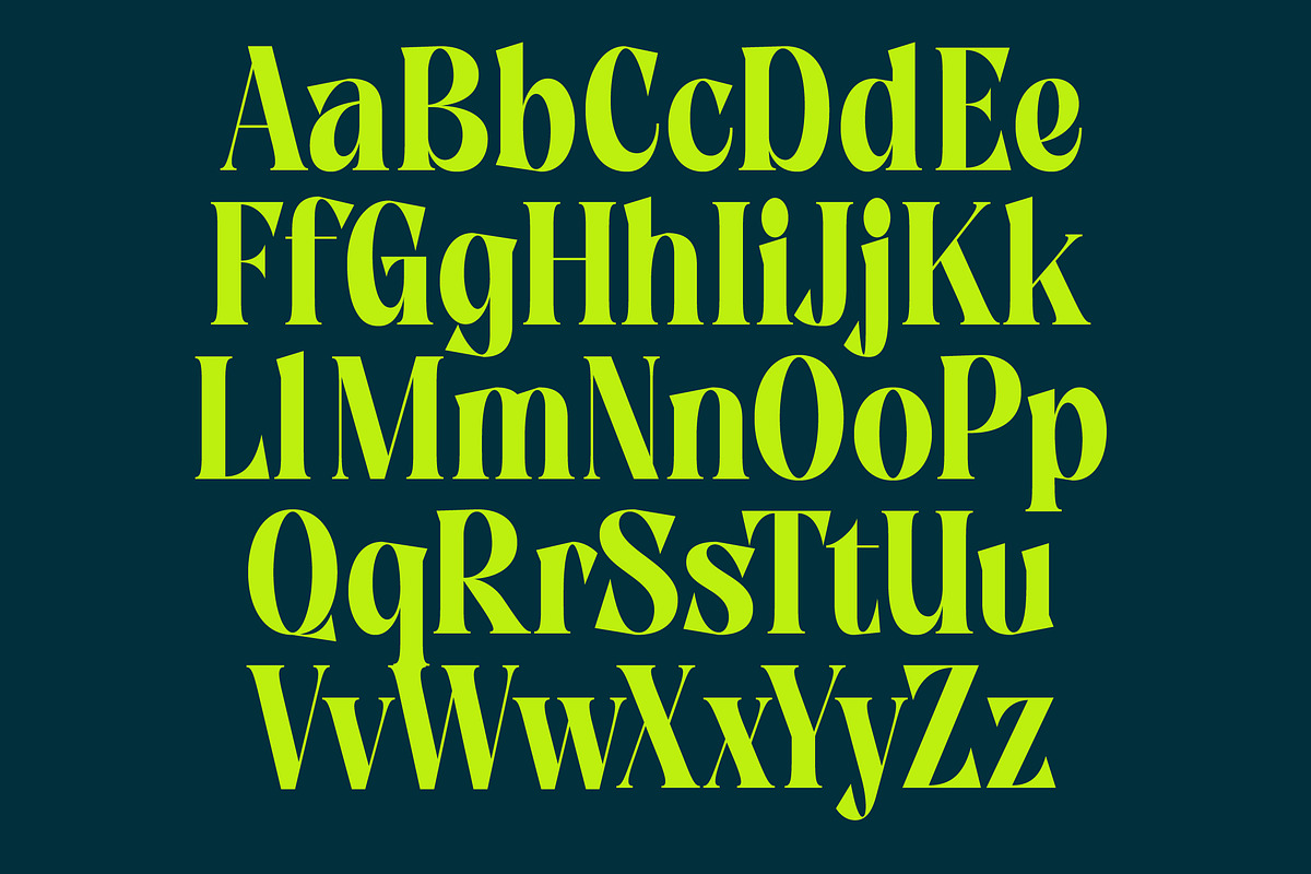 Zefta Bold Tall Modern Serif Font, a Serif Font by timelesstype.co (Photo 18 of 20)