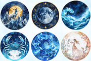 Brilliant Zodiac Sublimation Bundle, an Illustration by Craft Nest (Thumbnail 3 of 8)