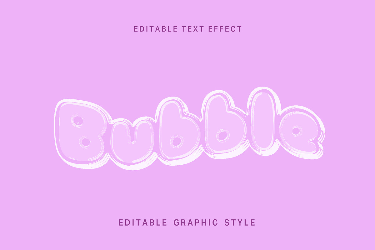 3D Transparent Balloon Text Effect