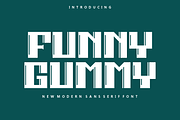 Funny Gummy - Font, a Sans Serif Font by artchiles_design (Thumbnail 1 of 5)