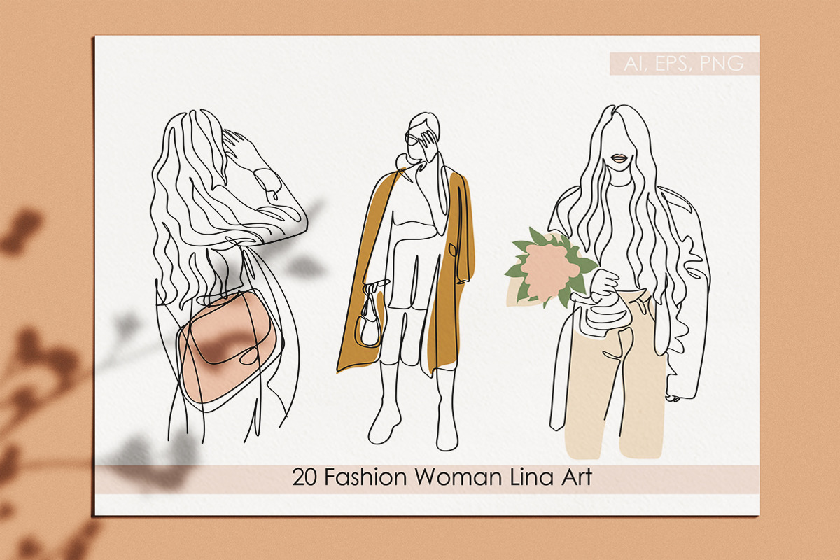 Women fashion art. Fashion vector, a Person Illustration by velychko.ua (Photo 9 of 11)