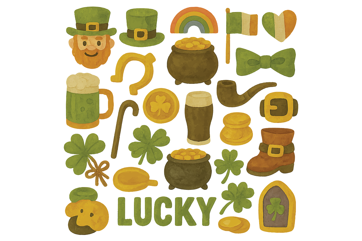 St Patrick's Day  Bundle, an Object Graphic by RT Studio