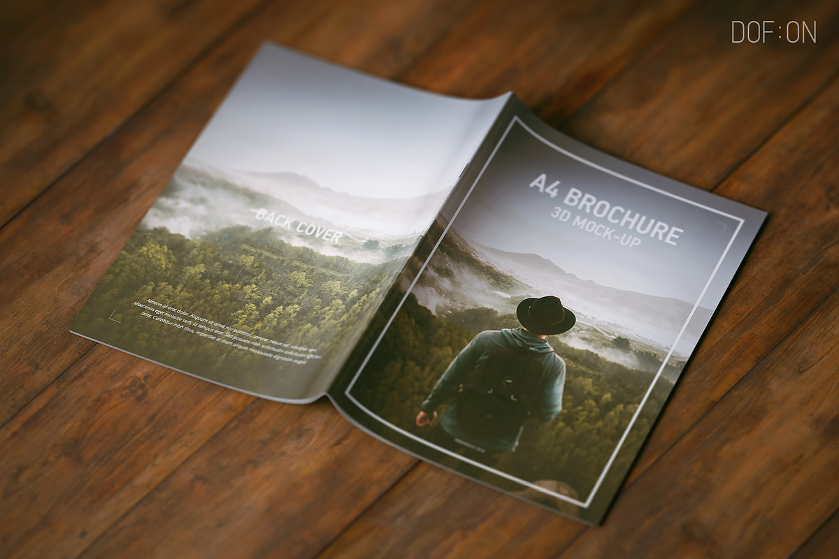 A4 Magazine | Brochure Mock-up, a Books & Magazine Mockup by WebAndCat (Photo 29 of 32)