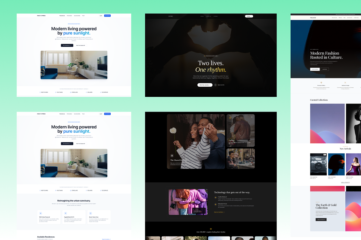 10+ Modern Landing Pages, a Landing Page Template by PetersTouch Creative (Photo 2 of 5)