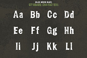 Display font Higgs Boson Blues, a Sans Serif Font by Itsmesimon (Thumbnail 13 of 13)