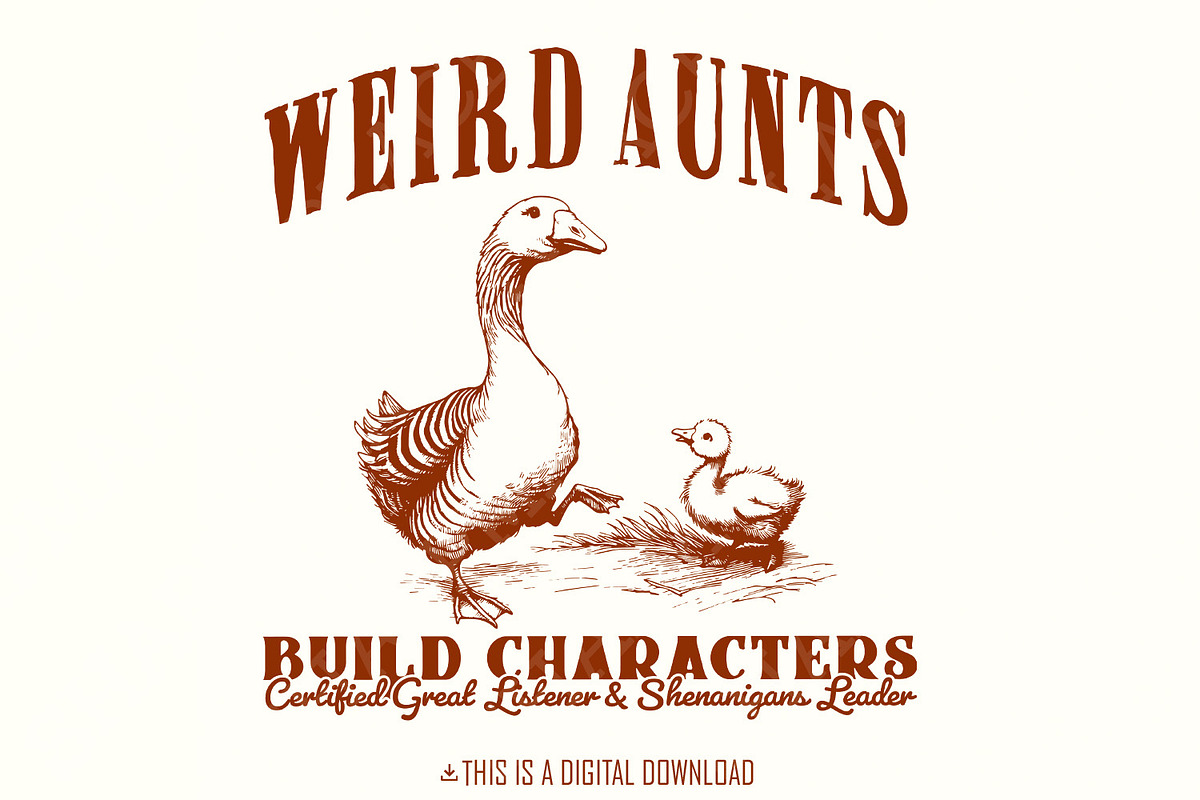 Weird Aunts Build Characters PNG, an Illustration by SharpMarketplace (Photo 1 of 9)