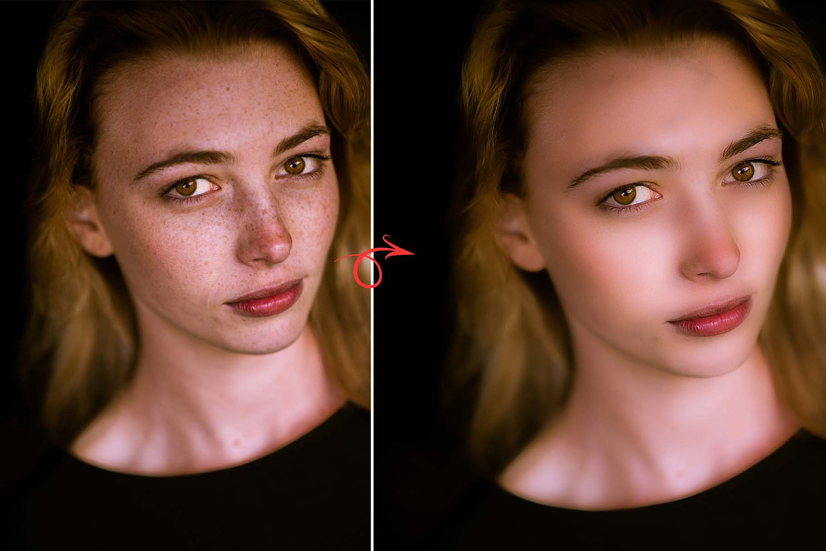 Skin Retouching Photoshop Action, an Action Add-On by MRI STUDIO (Photo 6 of 13)