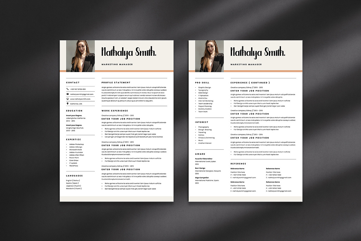 Resume, a Resume Template by Occy Design (Photo 2 of 4)